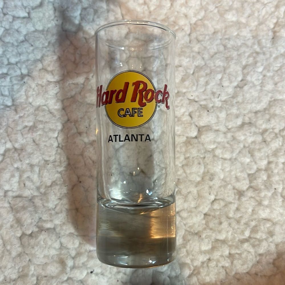Hard rock Café Atlanta shot glass